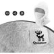 Κουκούλα σκι Qunature Arctic Velvet μέγεθος M - λευκή