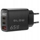 76-030# Ładowarka sieciowa gniazdo usb + usb-cx2 pd 65w gan czarna