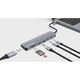 Manhattan 190442 stacja dokująca Przewodowa USB 3.2 Gen 1 (3.1 Gen 1) Type-C Szary