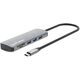 Manhattan 190459 stacja dokująca Przewodowa USB 3.2 Gen 1 (3.1 Gen 1) Type-C Szary