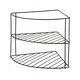 MODERN KITCHEN Półka narożna metal22,5x22,5xh21,5cm