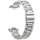 Pasek ze stali nierdzewnej Bizon Strap Watch Aura do Huawei Watch Fit 4 Pro / Fit 4 / Fit 3 srebrny