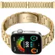 Pasek ze stali nierdzewnej Bizon Strap Watch Aura do Huawei Watch Fit 4 Pro / Fit 4 / Fit 3 złoty