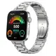 Pasek ze stali nierdzewnej Bizon Strap Watch Aura do Huawei Watch Fit 4 Pro / Fit 4 / Fit 3 srebrny
