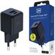 Ładowarka sieciowa 3MK Hyper GaN Charger 20W 1xUSB-A 1XUSB-C PD QC4+ czarny