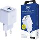 Ładowarka sieciowa 3MK Hyper GaN Charger 20W 1xUSB-A 1XUSB-C PD QC4+ biały