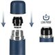 NC3804 TERMOS TURYSTYCZNY 1000 ML NIEBIESKI NILS CAMP