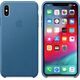 Apple Etui skórzane iPhone XS Max - szary błękit-MTEW2ZM/A