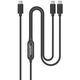 Manhattan 355810 kabel USB 2 m USB C 2 x USB C Czarny