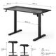 Biurko SENSE7 NOJO LIGHT Czarne 120 cmx60 cm