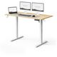 Biurko SENSE7 NOJO LIGHT Jasnobrązowo-Białe 120 cmx60 cm
