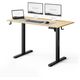 Biurko SENSE7 NOJO LIGHT Jasnobrązowo-Czarne 120 cmx60 cm