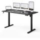 Biurko SENSE7 NOJO LIGHT Czarne 140 cmx70 cm