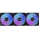 Wentylator Tcomas FA200 Czarny 3-pack