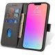 Θήκη Hurtel Etui Magnet για το Xiaomi 14 με καπάκι και πορτοφόλι - μαύρο