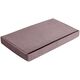 Pufa welurowa szara 76x38x38cm Ruhhy 26130