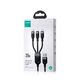 Kabel 3w1 Joyroom Multi-Use Series S-1T3018A18 USB-A / Lightning, USB-C, micro USB 1.2m - czarny