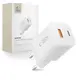 Ładowarka sieciowa Tech-Protect NCM33W 2-port USB-A, USB-C Network Charger PD 33W / QC3.0 White