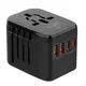 Adapter podróżny Tech-Protect TA200 Travel Adapter EU / UK / US / AU 2xUSB-A, 2xUSB-C Black