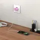 Ładowarka sieciowa Tech-Protect NCA30 USB-A, USB-C Network Charger PD 30W / QC3.0 Baby Pink