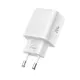 Ładowarka sieciowa Tech-Protect NCA20 USB-A, USB-C Network Charger PD 20W / QC3.0 White