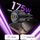 Ładowarka samochodowa Tech-Protect CC04 3-port Car Charger USB-A, 2xUSB-C PD 175W Black