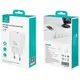 Ładowarka sieciowa USAMS CC317 T65 33W USB-A, USB-C Fast Charging biały