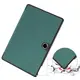Etui z klapką Bizon Case Tab Croc do OnePlus Pad Lite / Oppo Pad SE ciemnozielone
