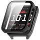 Etui ze szkłem do zegarka Bizon Case+Glass Watch do Garmin Venu X1 czarne