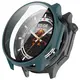 Etui ze szkłem do zegarka Bizon Case+Glass Watch do OnePlus Watch 3 / Oppo Watch X2 zielone