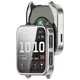 Etui z osłoną ekranu Bizon Case Watch Felipe do Garmin Venu X1 srebrne