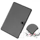 Etui z klapką Bizon Case Tab Croc do OnePlus Pad Lite / Oppo Pad SE szare