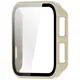 Etui ze szkłem do zegarka Bizon Case+Glass Watch do Garmin Venu X1 beżowe