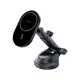 Uchwyt samochodowy na kokpit / szybę / do kratki z ładowarką 15W + 2x blaszki magnetyczne Tech-Protect MM15W-V6 Magnetic MagSafe Dashboard & Vent Car Mount Wireless Charger 15W Black