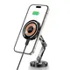 Uchwyt samochodowy na kokpit z ładowarką + blaszki Tech-Protect MM15W-V8 Magnetic MagSafe Dashboard Car Mount Wireless Charger 15W Black