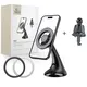 Magnetyczny uchwyt samochodowy na kokpit / szybę / do kratki Tech-Protect N56 Magnetic MagSafe Dashboard Unrg & Vent Car Mount Black