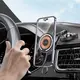 Uchwyt samochodowy na kokpit z ładowarką + blaszki Tech-Protect MM15W-V8 Magnetic MagSafe Dashboard Car Mount Wireless Charger 15W Black