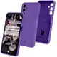 Silikonowe etui Bizon Soft Case do Samsung Galaxy A16 4G/5G fioletowe