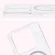 Etui z pierścieniem magnetycznym Bizon Case CrystalO do Xiaomi 14T Pro przezroczyste