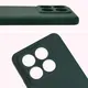 Silikonowe etui Bizon Soft Case do Xiaomi 14T Pro ciemnozielone