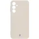 Silikonowe etui z pierścieniem magnetycznym Bizon Case Silicone Magnetic Sq do Samsung Galaxy A16 4G / 5G beżowe