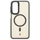 Etui z podstawką i pierścieniem magnetycznym Bizon Case Eclipse do Samsung Galaxy A16 4G/5G przydymione z czarną ramką