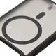 Etui z podstawką i pierścieniem magnetycznym Bizon Case Eclipse do Xiaomi 14T przydymione z czarną ramką