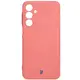 Silikonowe etui z pierścieniem magnetycznym Bizon Case Silicone Magnetic Sq do Samsung Galaxy A16 4G / 5G brudnoróżowe
