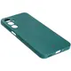 Silikonowe etui z pierścieniem magnetycznym Bizon Case Silicone Magnetic Sq do Samsung Galaxy A16 4G / 5G ciemnozielone