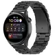 Pasek ze stali nierdzewnej do smartwatcha Bizon Strap Watch Aura QuickRelease 20mm czarny
