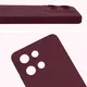 Silikonowe etui Bizon Soft Case do Motorola Moto G75 5G ciemnofioletowe