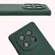 Silikonowe etui Bizon Soft Case do Xiaomi Redmi Note 14 Pro 4G ciemnozielone