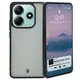 Etui Bizon Case Angelo do Xiaomi Redmi Note 14 5G przydymione z czarną ramką