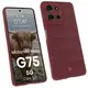 Pancerne etui Bizon Case Tur do Motorola Moto G75 5G burgundowe